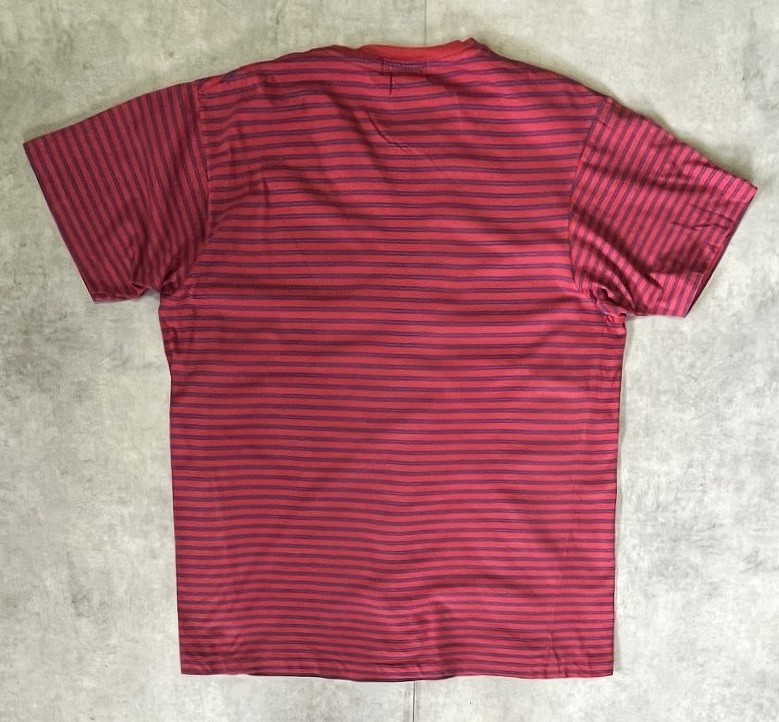 画像4: 90'S RRL 三ツ星タグ シングルステッチ 半袖 Tシャツ ボーダー柄 USA製 (DEADSTOCK)