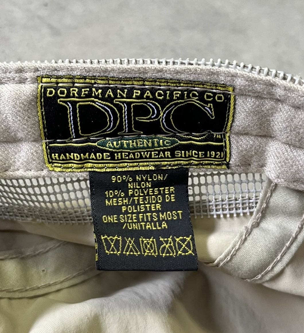 画像10: DORFMAN PACIFIC COMPANY ネックガード付き ロングビルキャップ ベージュ (DEADSTOCK)