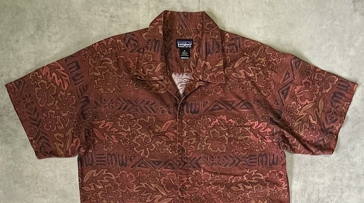 画像: 01'S PATAGONIA オープンカラー 半袖 ACシャツ 総柄 (VINTAGE)