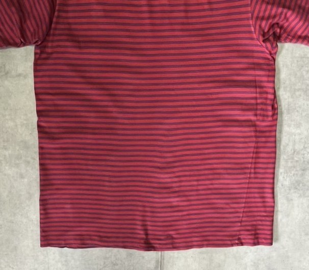画像: 90'S RRL 三ツ星タグ シングルステッチ 半袖 Tシャツ ボーダー柄 USA製 (DEADSTOCK)