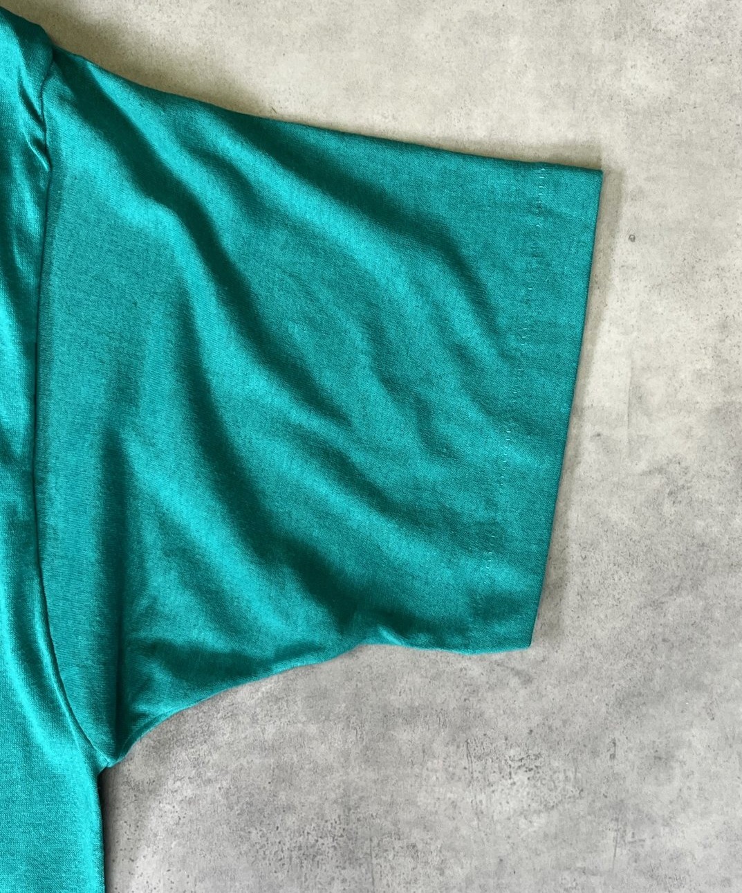 画像: 90'S POCKET T-SHIRT シングルステッチ ポケット付き 半袖 Tシャツ グリーン USA製 (DEADSTOCK)