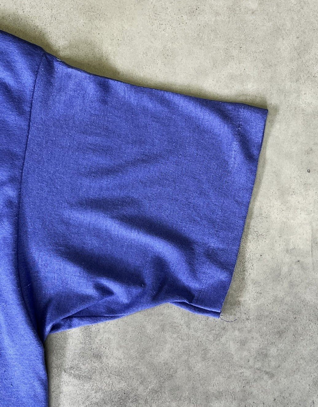 画像: 90'S 5050 シングルステッチ 耳付きポケット 半袖 Tシャツ ブルー USA製 (DEADSTOCK)