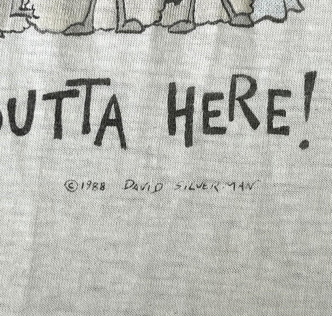 画像4: 80'S DAVID SILVERMAN シングルステッチ 半袖 Tシャツ ホワイト カナダ製 (VINTAGE)