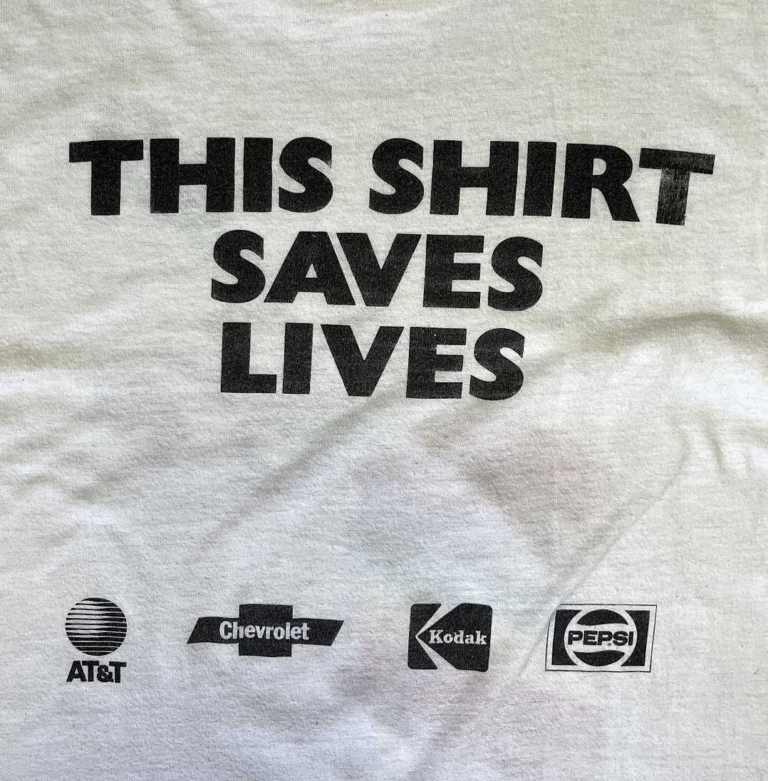 画像6: 80'S LIVE AID シングルステッチ 半袖 Tシャツ ホワイト USA製 (VINTAGE)
