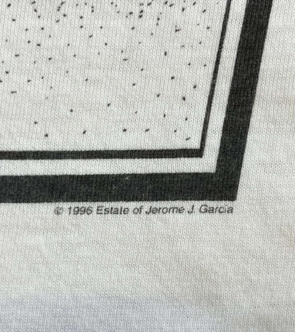 画像4: 90'S JERRY GARCIA 半袖 Tシャツ ホワイト (VINTAGE)