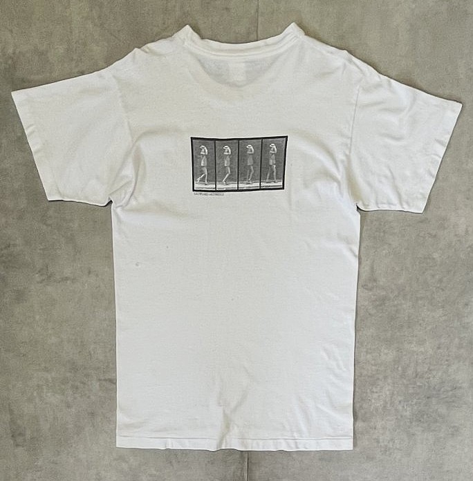画像5: 90'S FOTOFOLIO "EADWEARD MUYBRIDGE" シングルステッチ 両面プリント 半袖 Tシャツ ホワイト USA製 (VINTAGE)