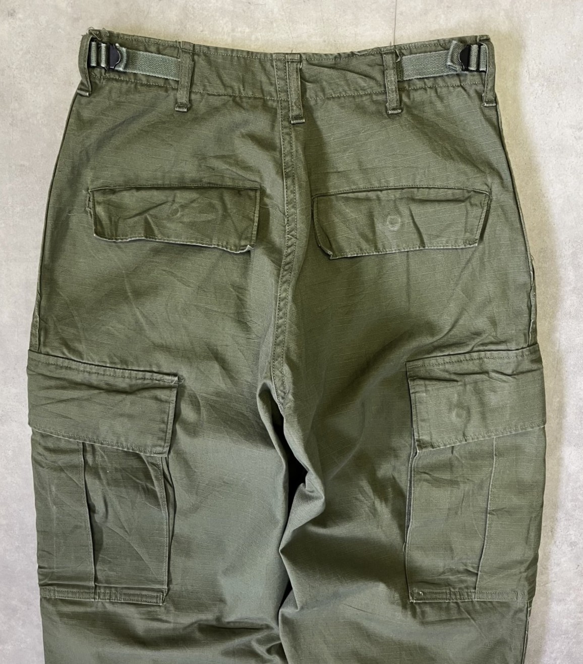 画像: 60'S アメリカ軍 US ARMY "JUNGLE FATIGUE" リップストップ カーゴパンツ XS-SHORT (VINTAGE)