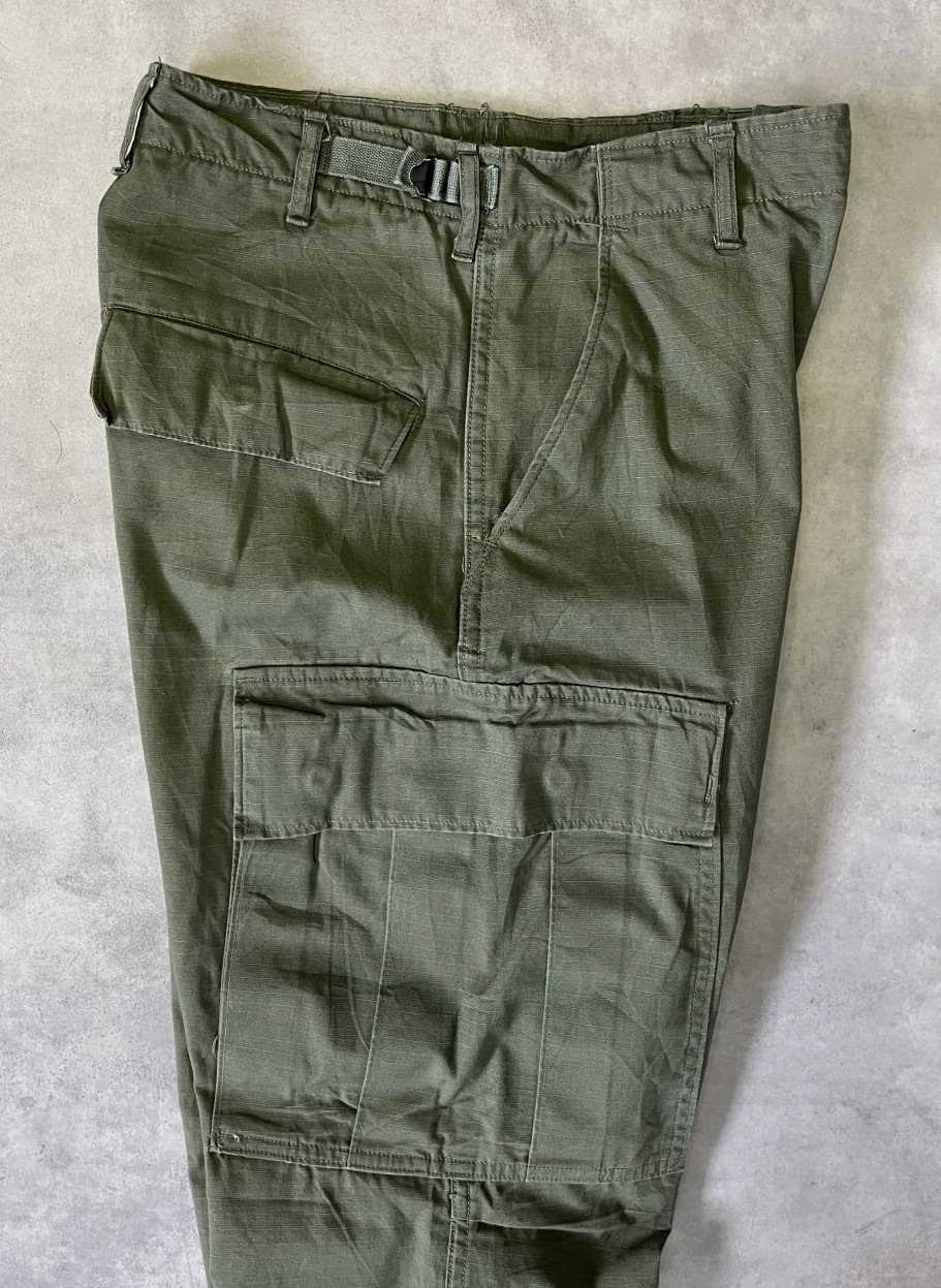 画像5: 60'S アメリカ軍 US ARMY "JUNGLE FATIGUE" リップストップ カーゴパンツ XS-SHORT (VINTAGE)