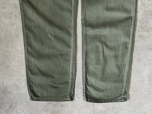 画像: 60'S アメリカ軍 USAF "OG107" コットンサテン ベイカーパンツ セージグリーン (VINTAGE)