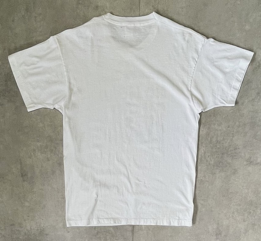画像4: 90'S NO MORE BU..SH.. シングルステッチ 半袖 Tシャツ ホワイト USA製 (VINTAGE)