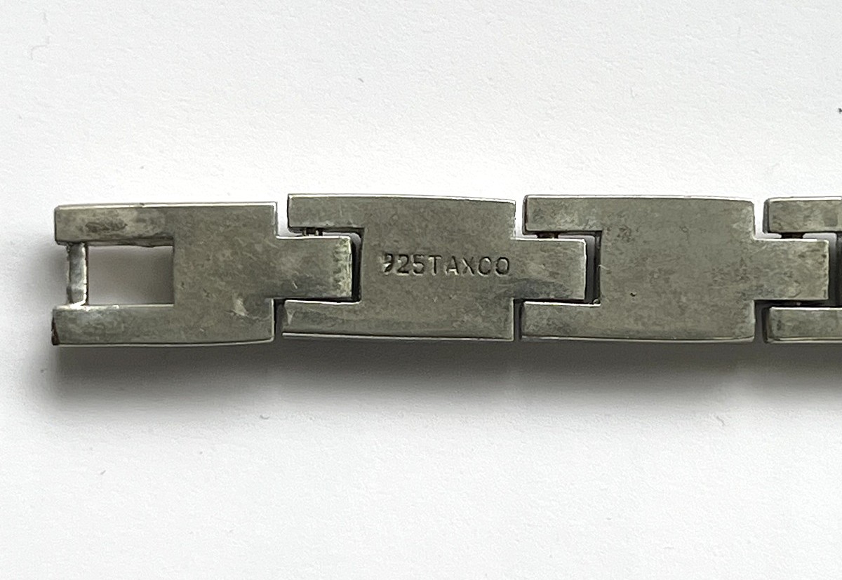 画像: シルバー925 ブレスレット シルバー 刻印入り メキシコ(TAXCO)製 (VINTAGE)