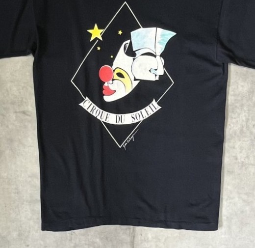 画像: 90'S CIRQUE DU SOLEIL シングルステッチ 半袖 Tシャツ ブラック USA製 (VINTAGE)