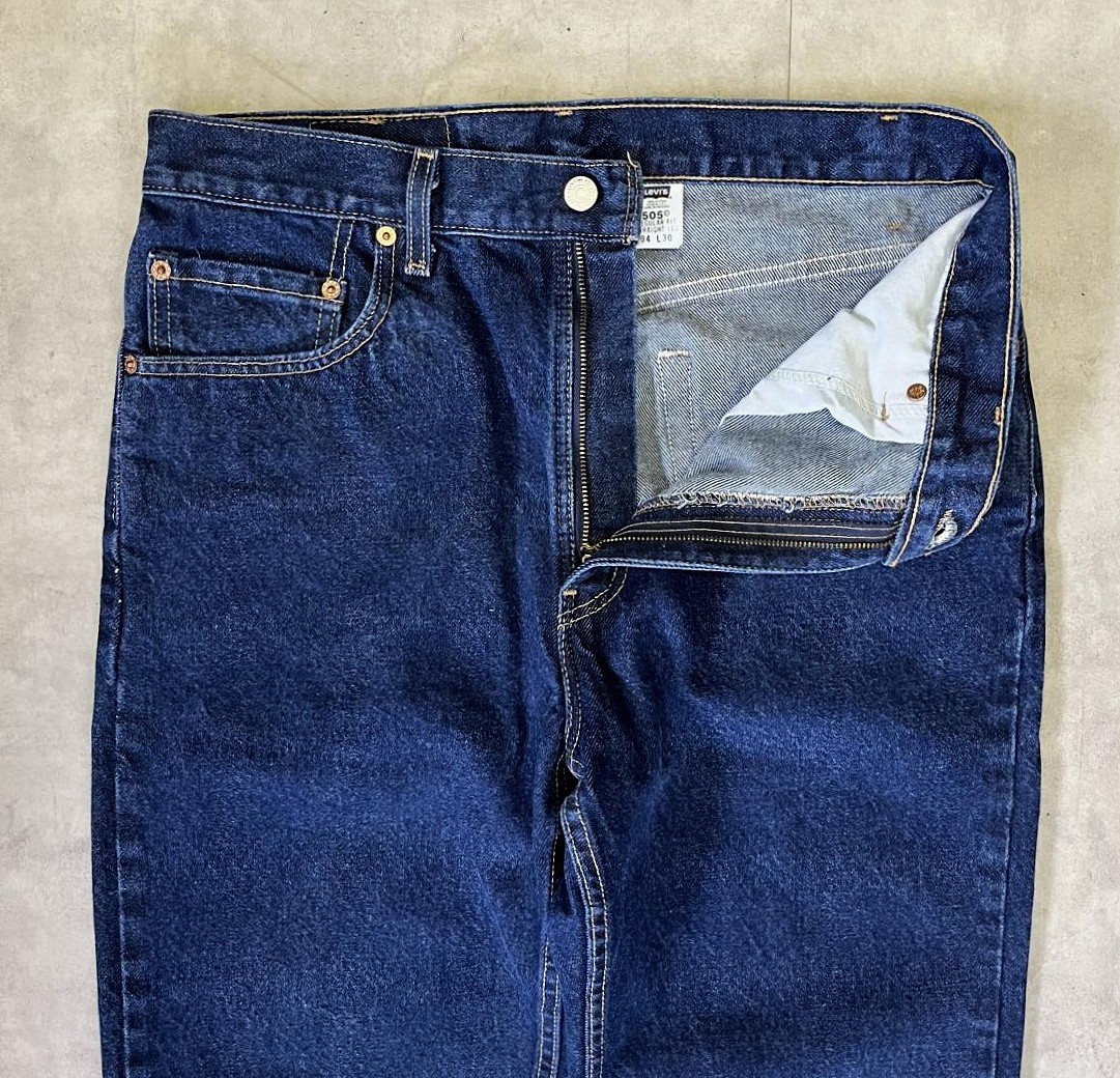 画像: 00'S LEVIS 505 デニム インディゴ USA製 W34L30 (VINTAGE)