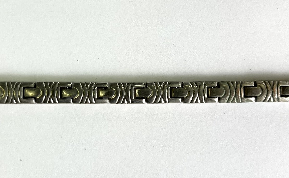 画像2: シルバー925 ブレスレット シルバー 刻印入り メキシコ(TAXCO)製 (VINTAGE)