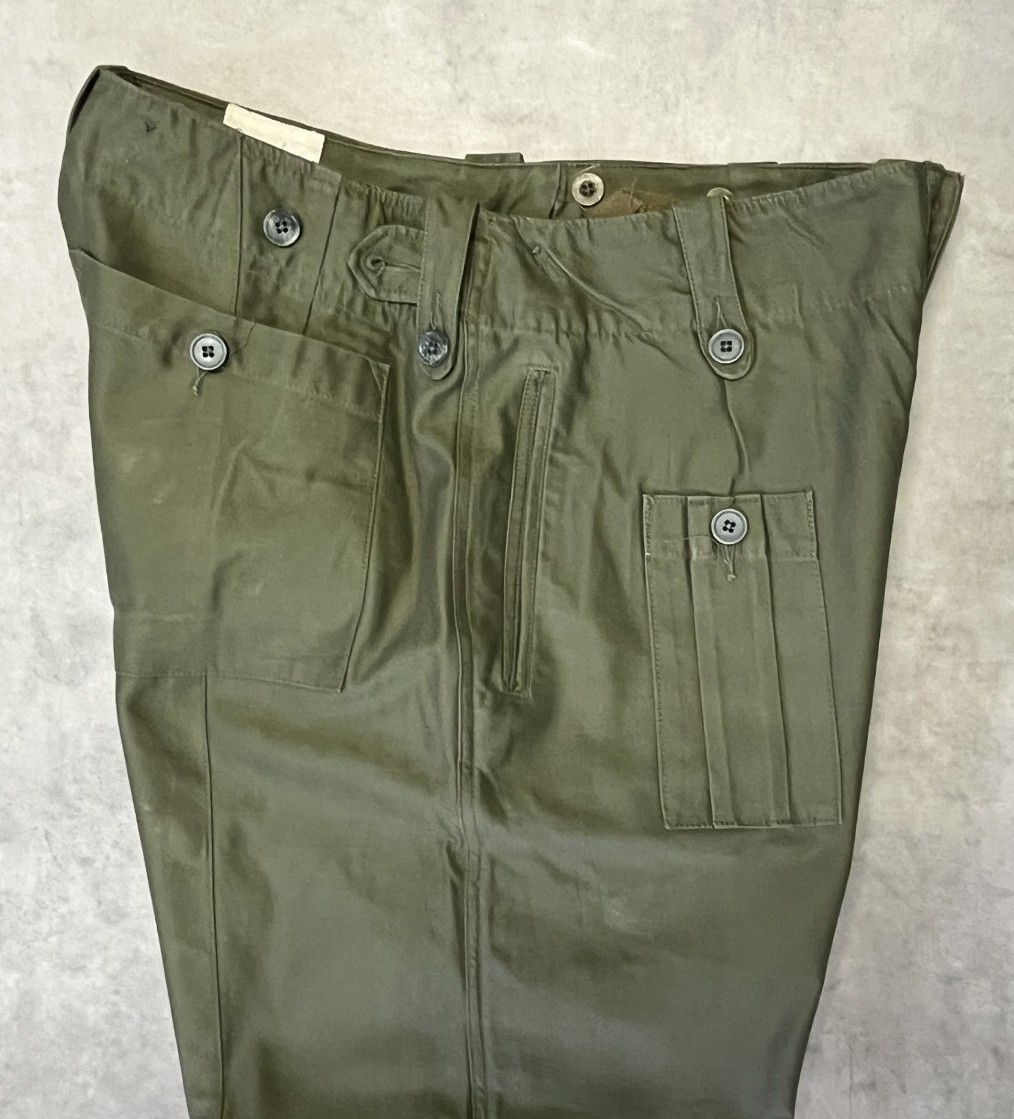 画像5: 60'S イギリス軍 BRITISH ARMY "1960 PATTERN" コンバットトラウザーズ オリーブ (VINTAGE)