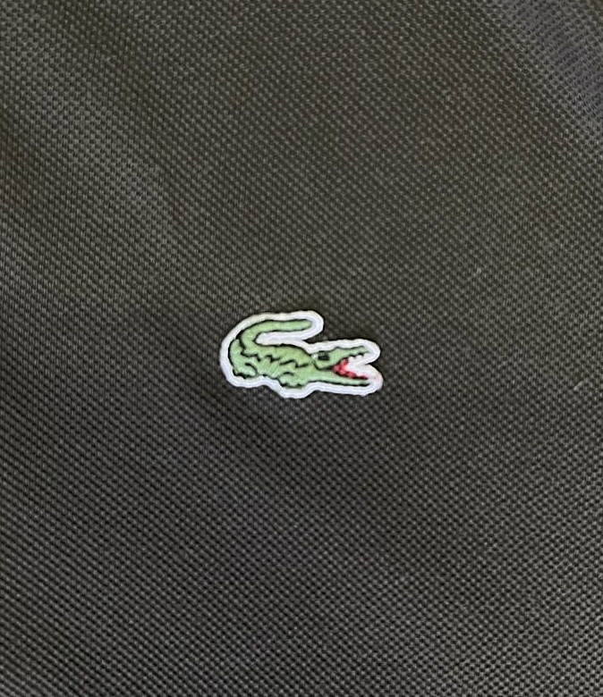 画像3: 90'S CHEMISE LACOSTE 長袖 ポロシャツ ダークオリーブ フランス製 (VINTAGE)