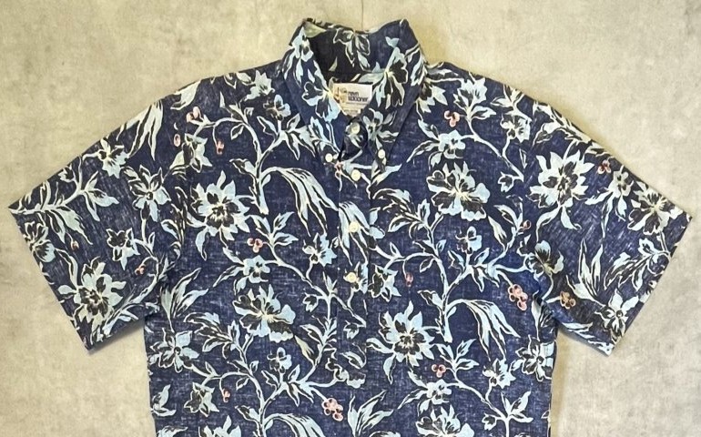 画像: 90'S REYN SPOONER コットン/ポリ プルオーバー アロハシャツ ハワイ製 (VINTAGE)