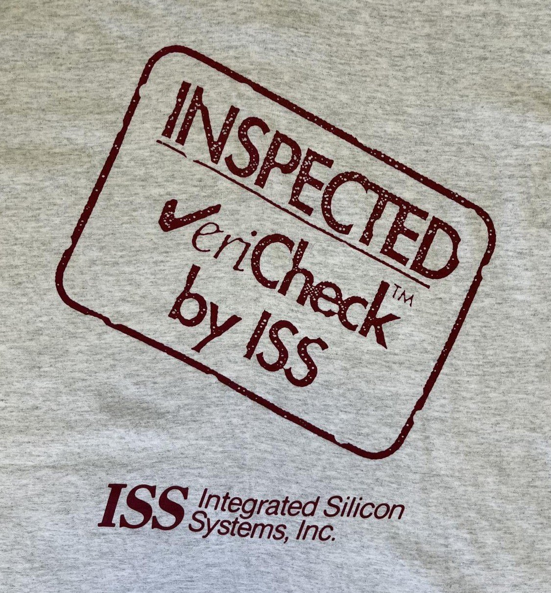 画像5: 90'S ISS シングルステッチ 両面プリント Tシャツ アッシュグレー USA製 (VINTAGE)