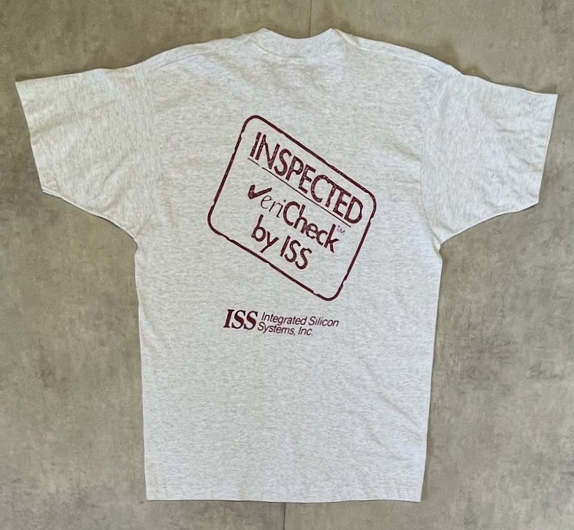 画像4: 90'S ISS シングルステッチ 両面プリント Tシャツ アッシュグレー USA製 (VINTAGE)