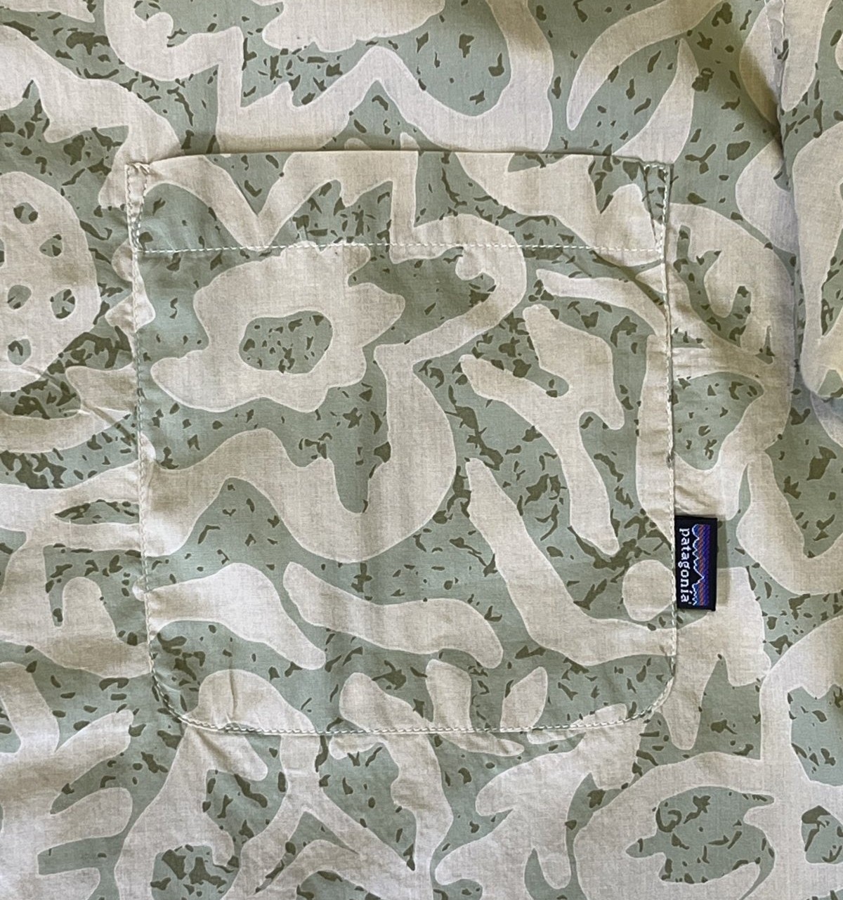画像3: 90'S PATAGONIA コットン 半袖 ACシャツ 総柄 ポルトガル製 (VINTAGE)