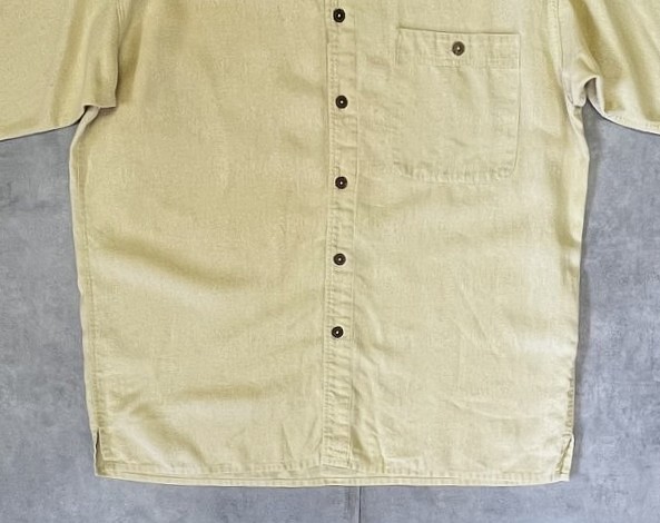 画像: 90'S PATAGONIA ヘンプ100% 半袖 ACシャツ ベージュ 香港製 (VINTAGE)
