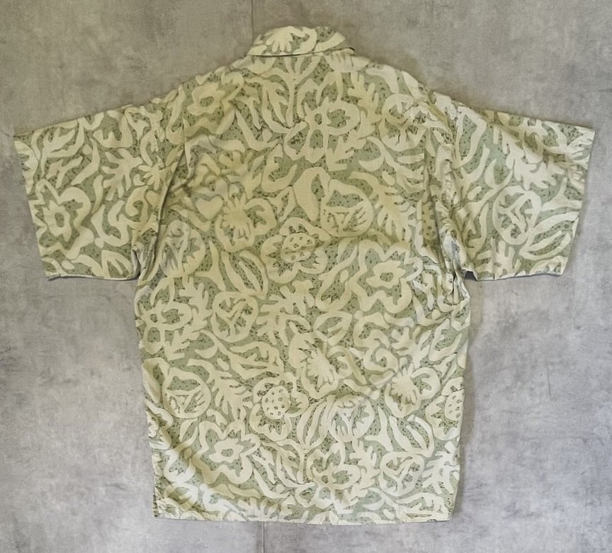 画像4: 90'S PATAGONIA コットン 半袖 ACシャツ 総柄 ポルトガル製 (VINTAGE)