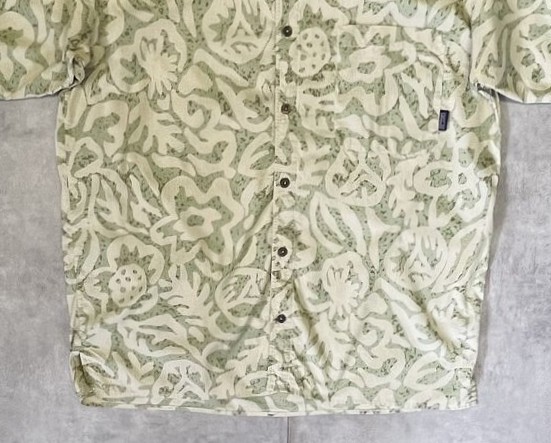 画像: 90'S PATAGONIA コットン 半袖 ACシャツ 総柄 ポルトガル製 (VINTAGE)