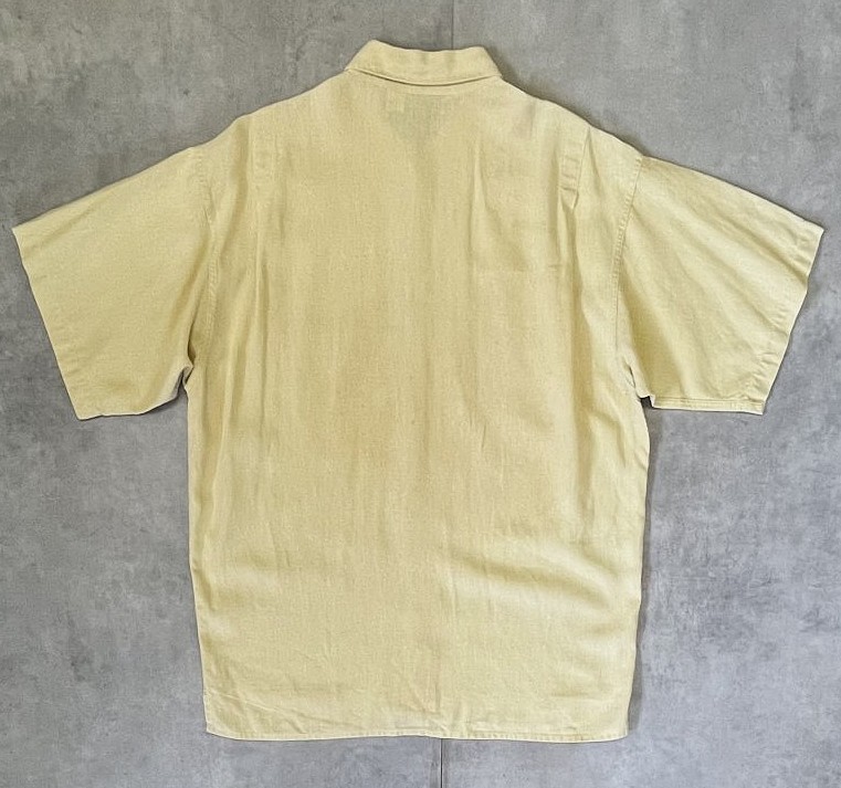 画像3: 90'S PATAGONIA ヘンプ100% 半袖 ACシャツ ベージュ 香港製 (VINTAGE)