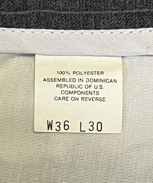 画像3: 90'S LEVIS "ACTION SLACKS" スラックス チャコール (VINTAGE)