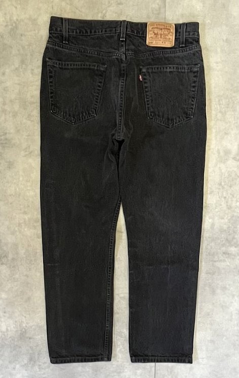 画像3: 00'S LEVIS 505 デニム ブラック W36L30 USA製 (VINTAGE)