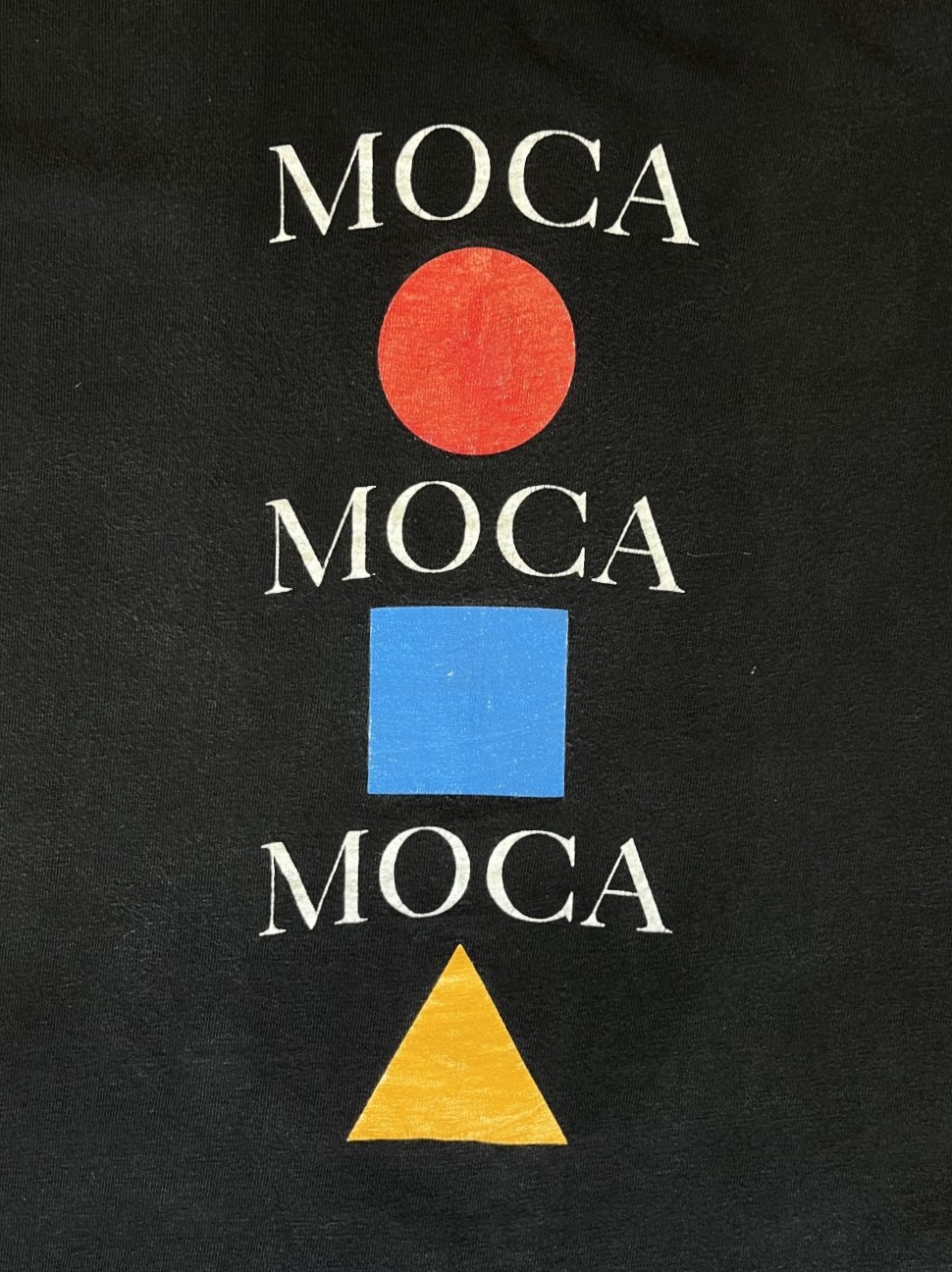 画像3: 90'S MOCA (ロサンゼルス現代美術館) シングルステッチ 半袖 Tシャツ ブラック USA製 (VINTAGE)