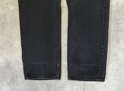 画像: 90'S LEVIS 501 デニム ブラック W36L30 USA製 (VINTAGE)