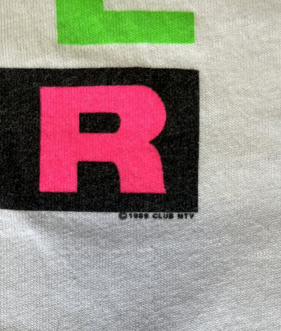 画像4: 80'S CLUB MTV シングルステッチ 半袖 Tシャツ ホワイト USA製 (VINTAGE)