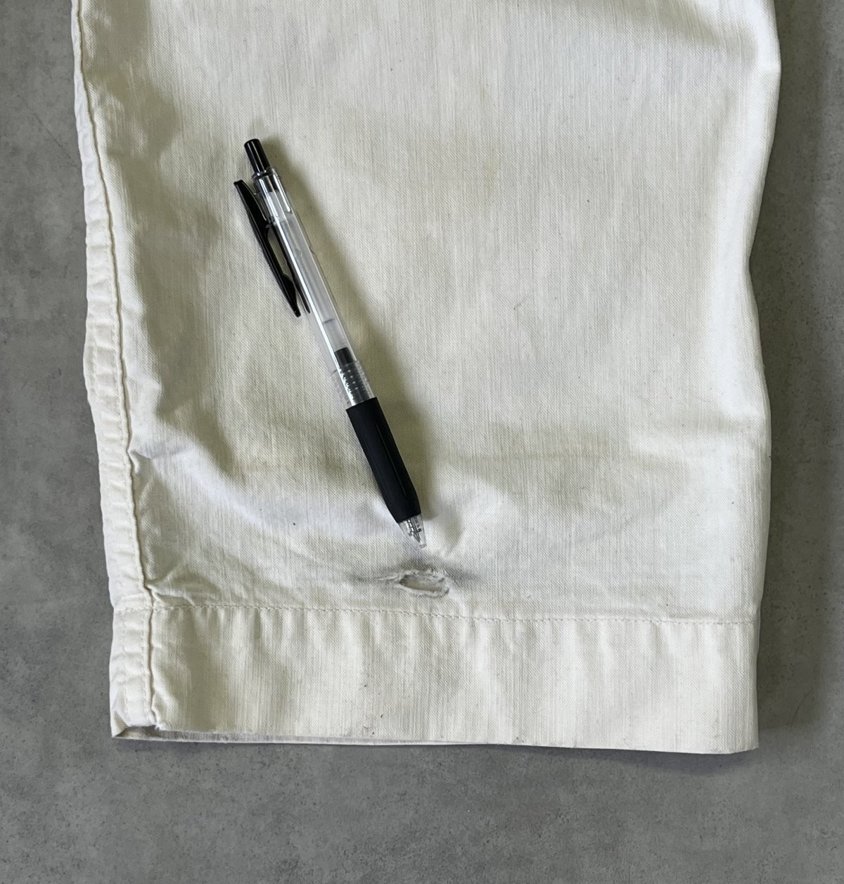 画像7: RRL シンチバック ボタンフライ ペインターパンツ ホワイト USA製 (VINTAGE)