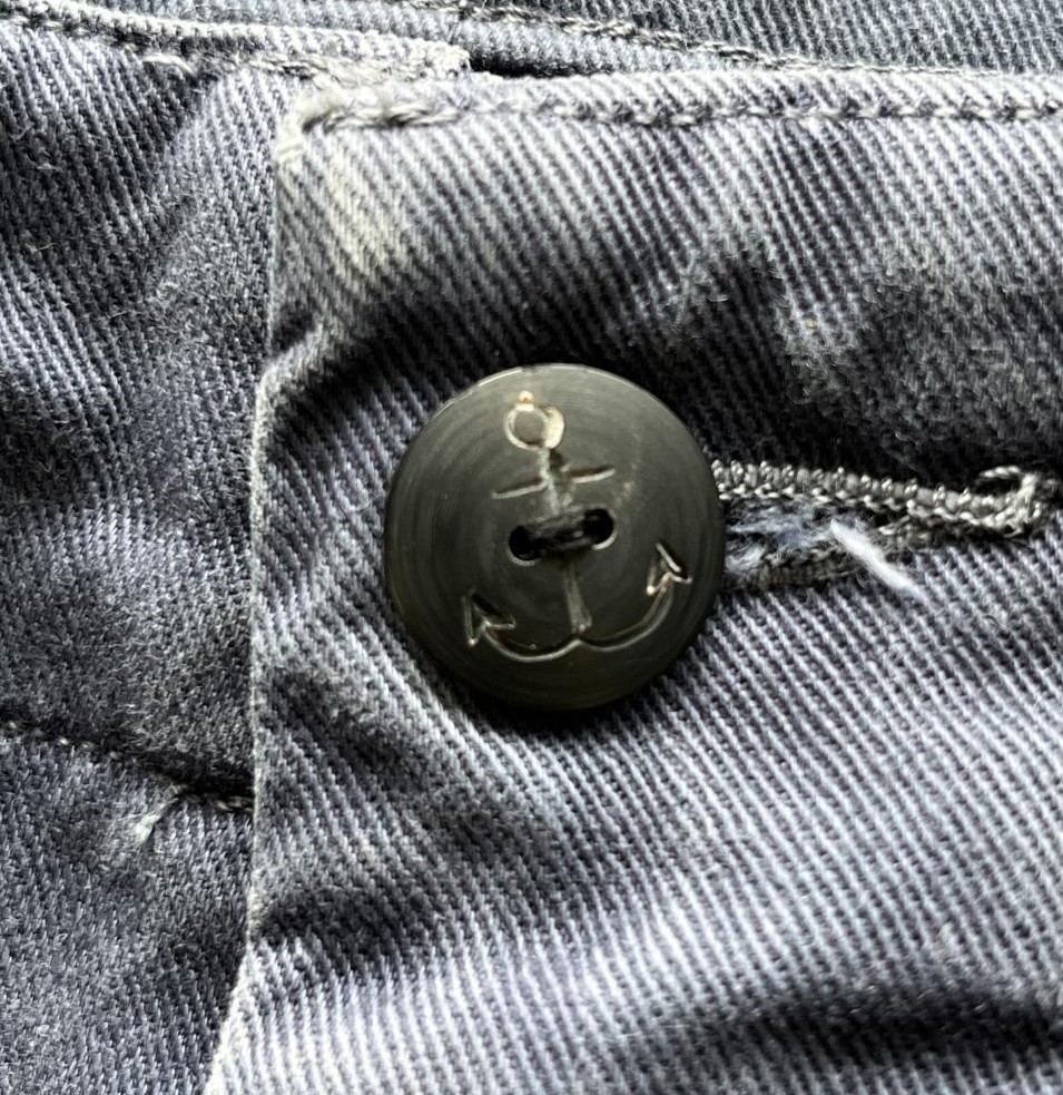 画像3: RRL イカリボタン クロップド マリンパンツ ネイビー (VINTAGE)