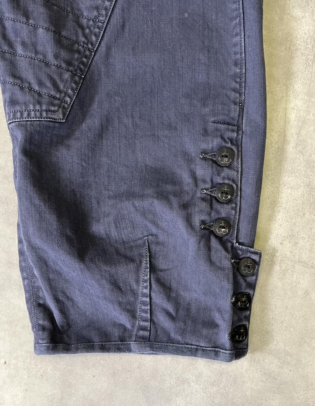 画像4: RRL イカリボタン クロップド マリンパンツ ネイビー (VINTAGE)
