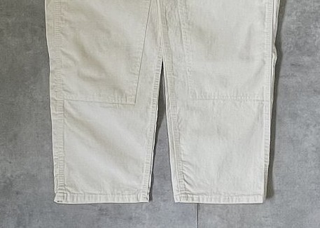 画像: 80'S STANLEY USA 旧タグ ダブルニー ペインターパンツ オフホワイト USA製 (DEADSTOCK)