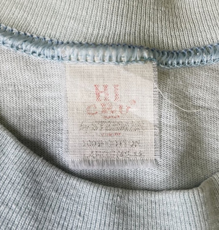 画像4: 70'S THE GREAT PACIFIC IRON WORKS シングルステッチ 半袖 ポケット付き Tシャツ サックスブルー USA製 (VINTAGE)