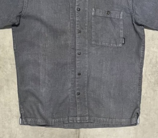 画像: 90'S PATAGONIA ヘンプ 半袖 シャツ チャコール (VINTAGE)