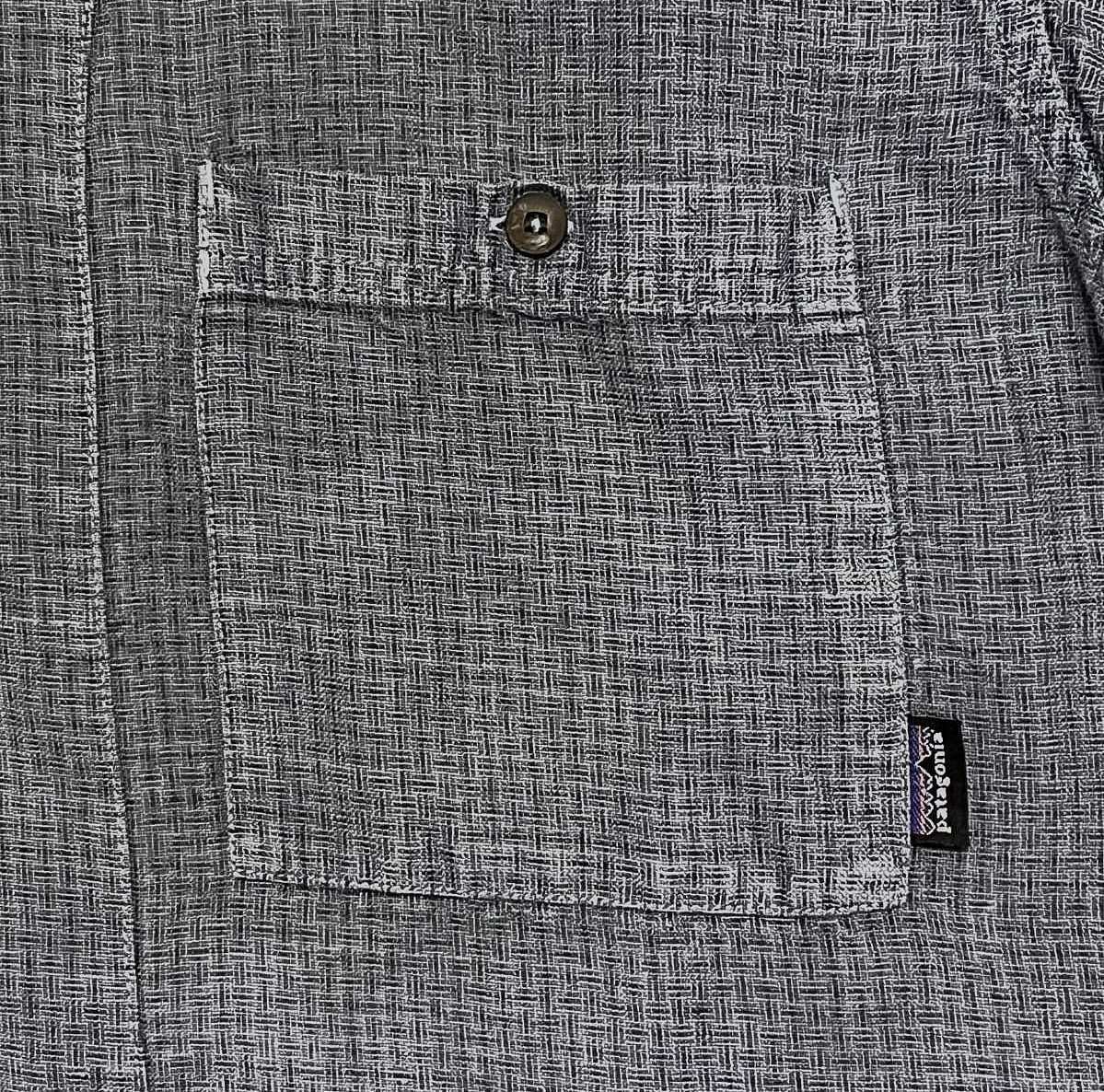 画像3: 90'S PATAGONIA ヘンプ 半袖 シャツ チャコール (VINTAGE)