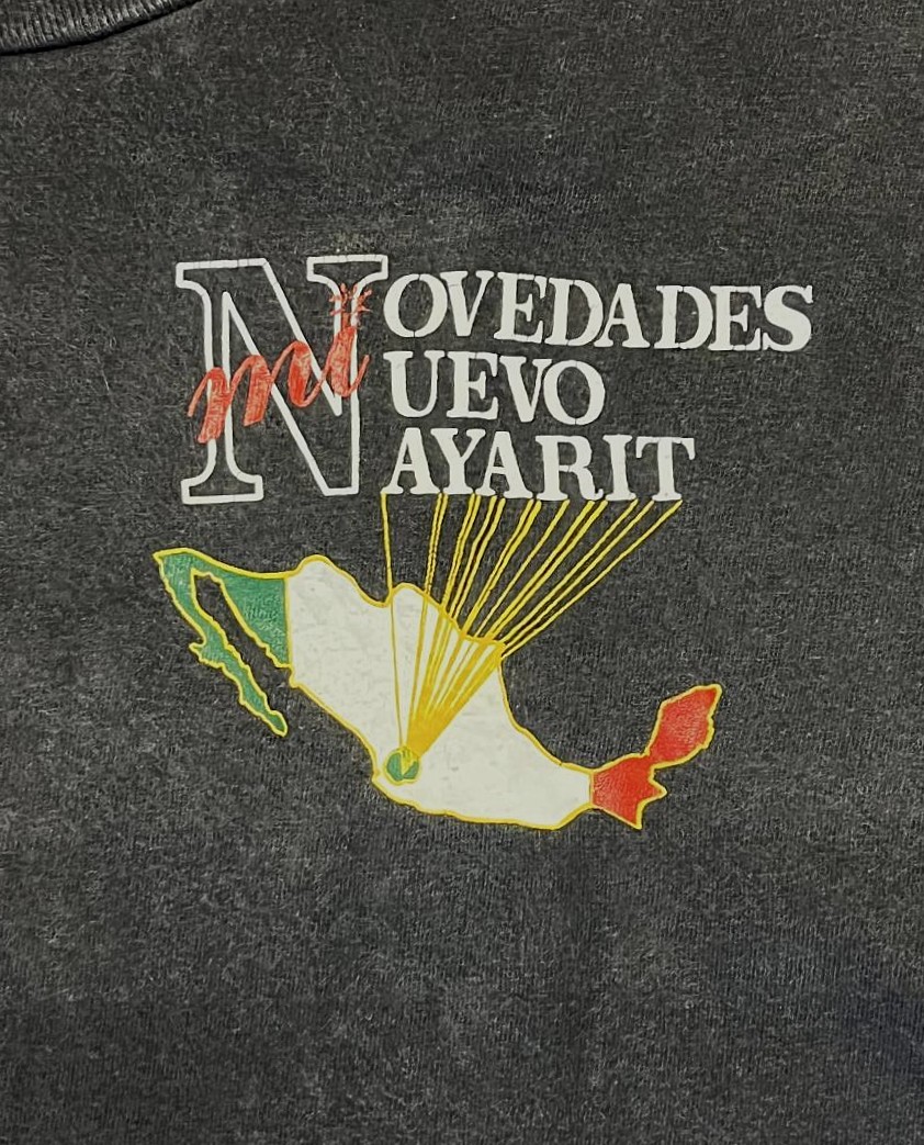 画像5: 90'S NOVEDADES NUEVO NAYARIT シングルステッチ 両面プリント 半袖 Tシャツ ブラック USA製 (VINTAGE)