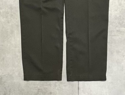 画像: 80'S DICKIES 874 チビタグ ワークパンツ ダークオリーブ W32L31 USA製 (VINTAGE)