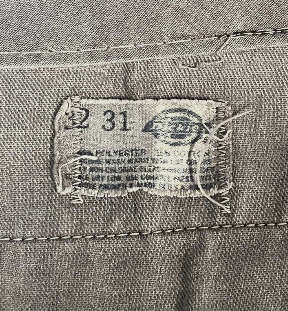 画像4: 80'S DICKIES 874 チビタグ ワークパンツ ダークオリーブ W32L31 USA製 (VINTAGE)