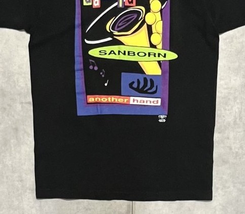 画像: 90'S DAVID SANBORN シングルステッチ 半袖 Tシャツ ブラック USA製 (VINTAGE)