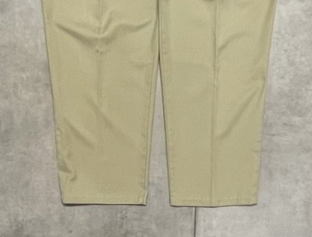 画像: 90'S DICKIES ツータック ワークパンツ ベージュ TALONジップ USA製 (VINTAGE)