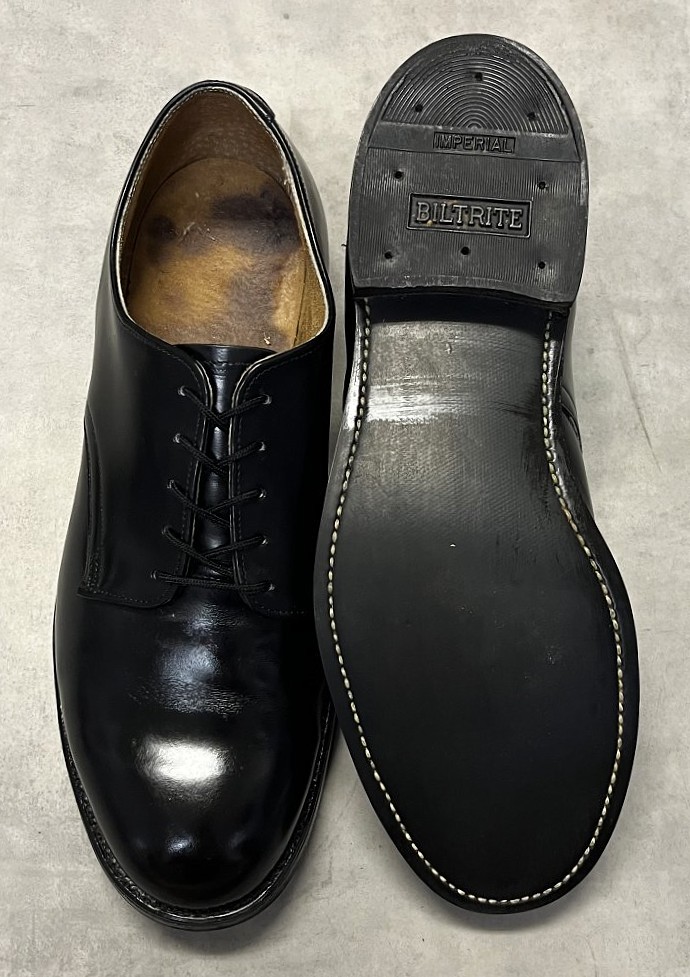 画像: 80'S アメリカ軍 US NAVY "INTERNATIONAL SHOE CO製" ラバーソール サービスシューズ (VINTAGE)