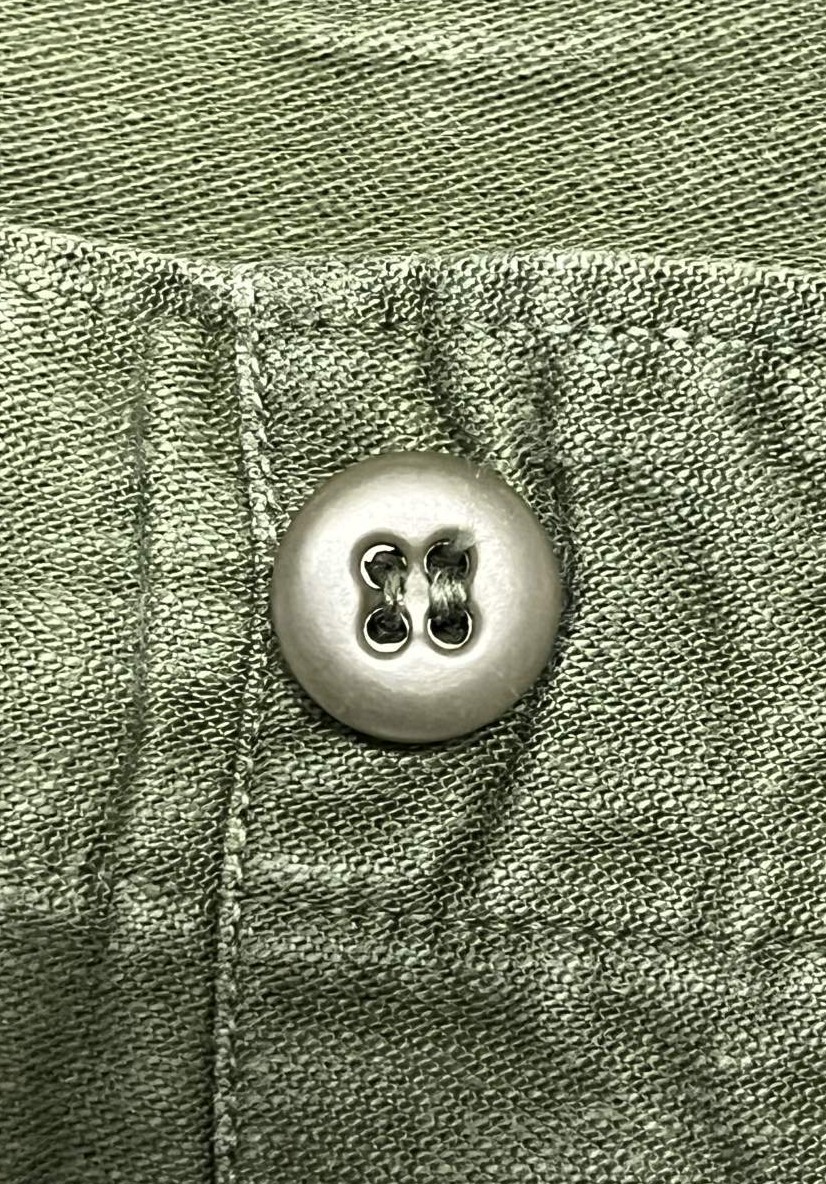 画像3: 60'S アメリカ軍 US ARMY "OG107" コットンサテン 平ボタン ベイカーパンツ ミリタリーグリーン (VINTAGE)