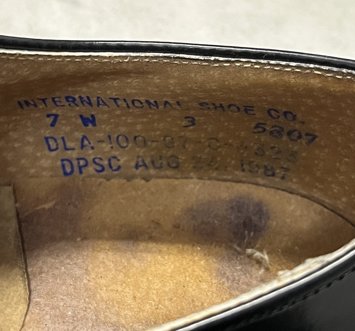画像: 80'S アメリカ軍 US NAVY "INTERNATIONAL SHOE CO製" ラバーソール サービスシューズ (VINTAGE)