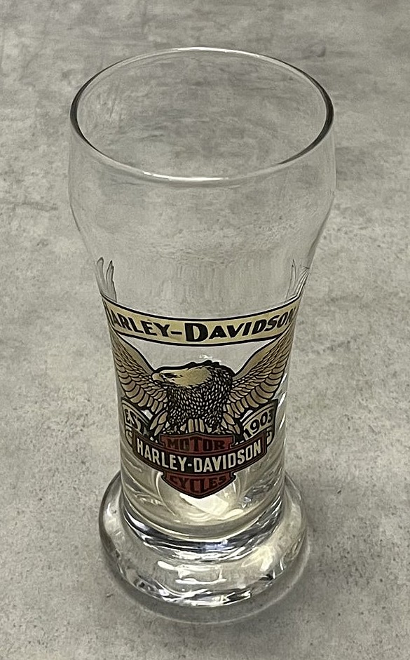 画像1: HARLEY DAVIDSON グラス コップ (VINTAGE)