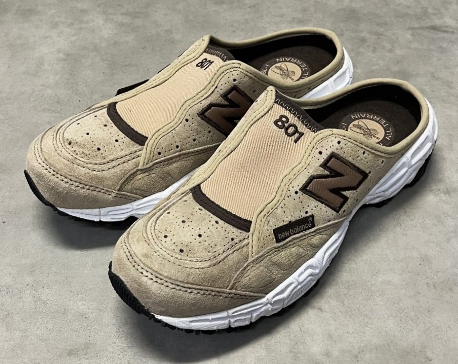 画像2: NEW BALANCE 801 "ALL TERRAIN" スウェード スリッポン ベージュ 箱付き (DEADSTOCK)